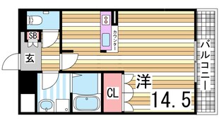 フレッシュパレス堀越の物件間取画像